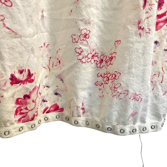 JOHNNY WAS Romantic Floral Print Midi A-Line Skirt Cottagecore Pretty size 2 - Picture 3 of 8